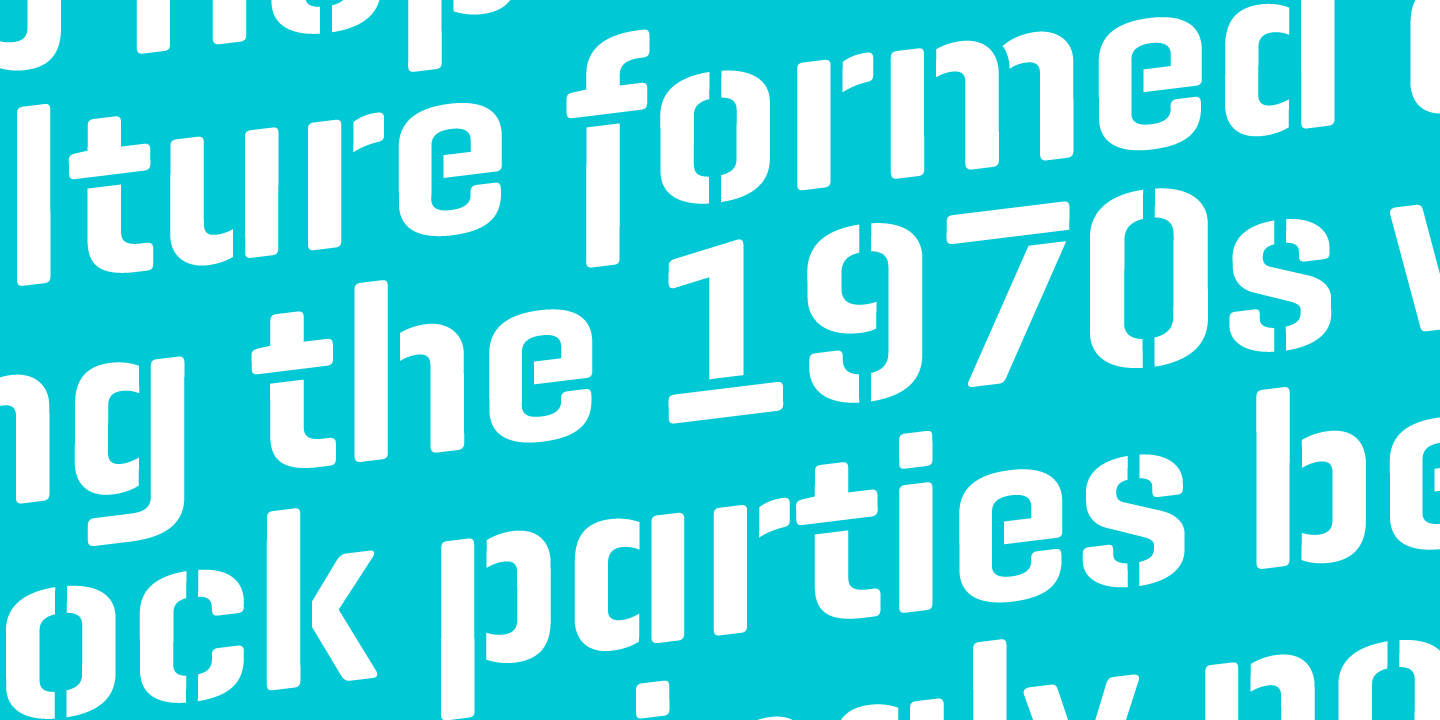 Geogrotesque Stencil A Light Italic Font preview